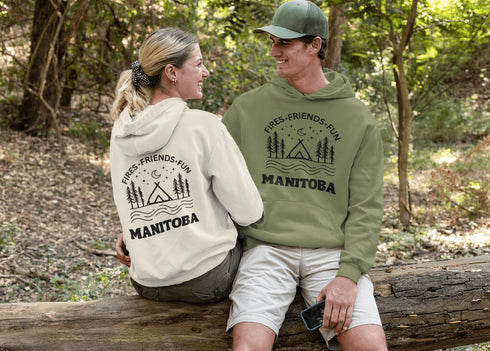 C & Win Sports Manitoba-Fires, Friends, Fun Hoodie - C & Win Sports