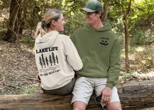 C & Win Sports Lake Life Is The Best Life Hoodie - C & Win Sports