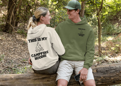 C & Win Sports This Is My Campfire Double Sided Hoodie - C & Win Sports