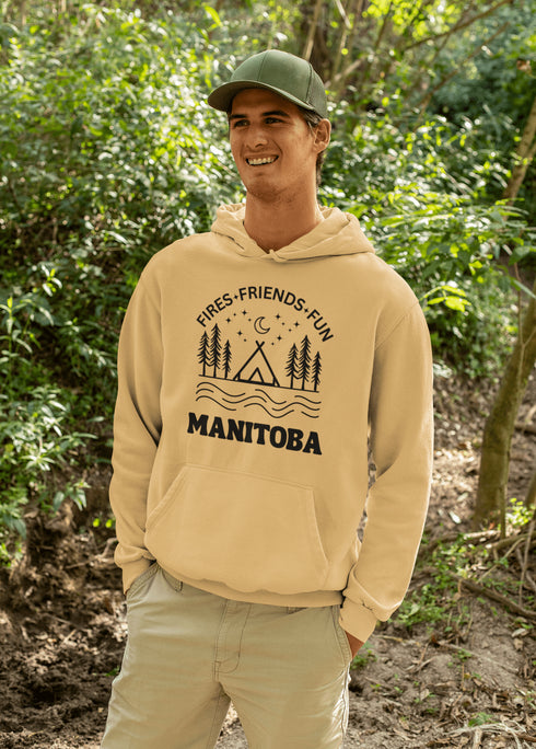 C & Win Sports Manitoba-Fires, Friends, Fun Hoodie - C & Win Sports