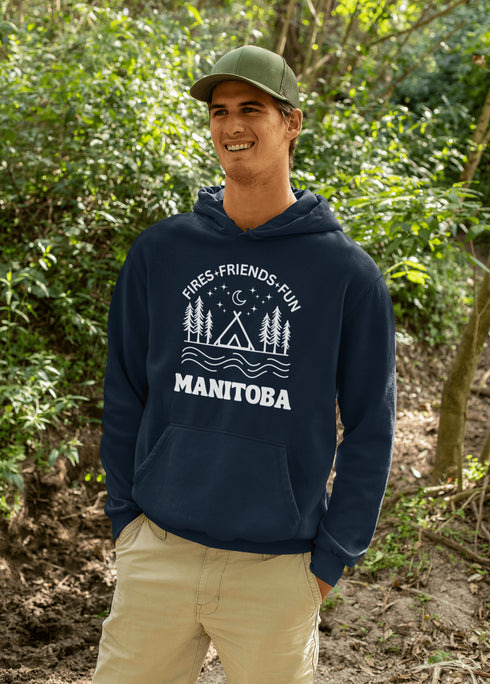 C & Win Sports Manitoba-Fires, Friends, Fun Hoodie - C & Win Sports
