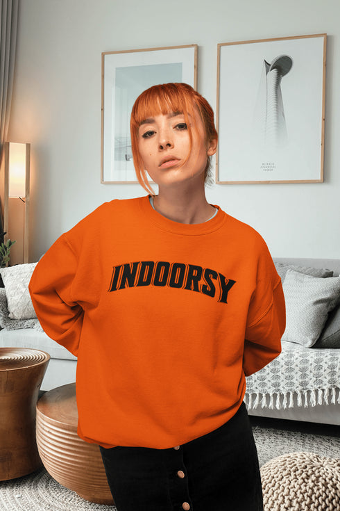 C & Win Sports Indoorsy Sweatshirt S / Orange - C & Win Sports