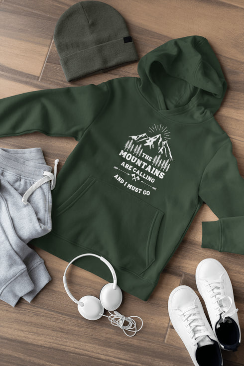 C & Win Sports The Mountains Are Calling Hoodie - C & Win Sports