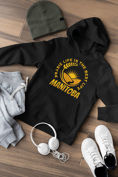 C & Win Sports Prairie Life Hoodie-Manitoba - C & Win Sports