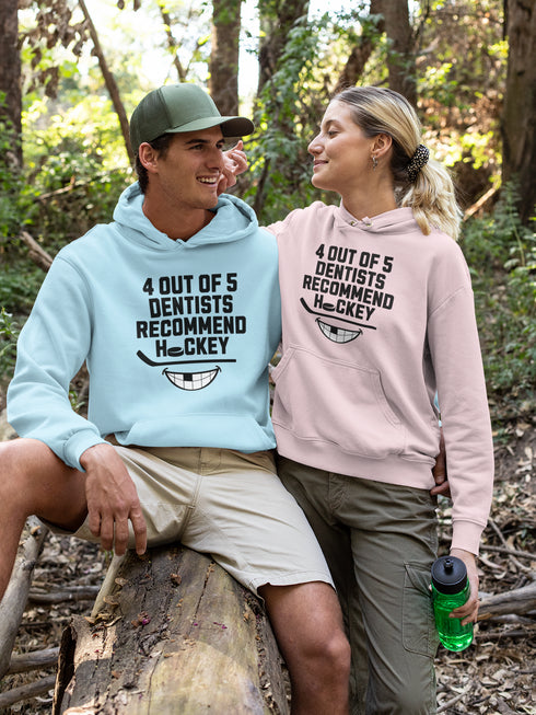 C & Win Sports 4 Out Of 5 Dentists Recommend Hockey Hoodie - C & Win Sports