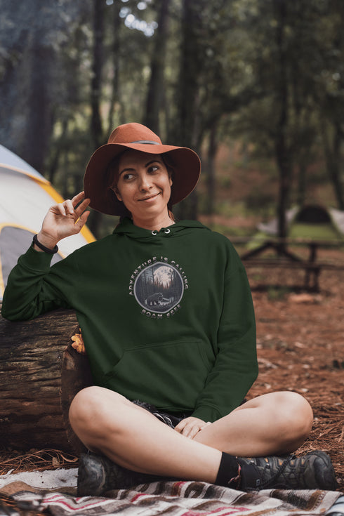 C & Win Sports Adventure Is Calling Hoodie Forest Green / S - C & Win Sports