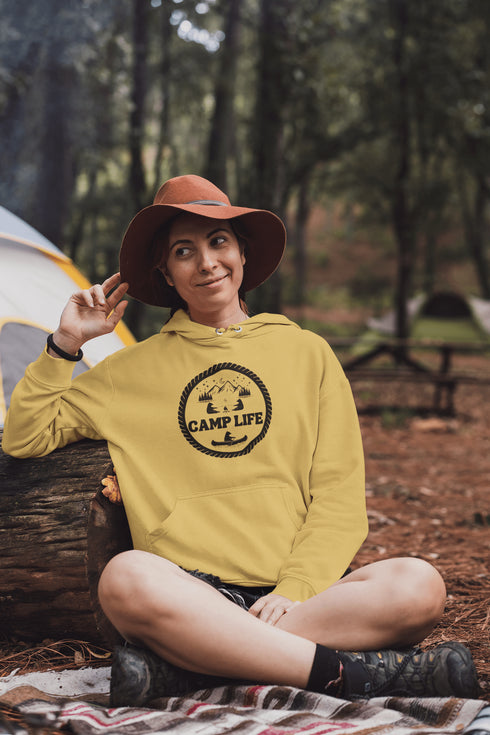 C & Win Sports Camp Life Hoodie Gold / S - C & Win Sports