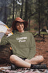 C & Win Sports Camping Crew Hoodie ( Double Sided) Military Green / S - C & Win Sports