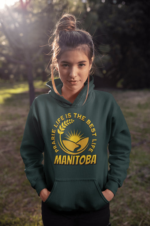 C & Win Sports Prairie Life Hoodie-Manitoba Forest Green / S - C & Win Sports