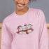 C & Win Sports Embroidered Christmas Cat Sweatshirt - C & Win Sports