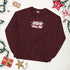 C & Win Sports Embroidered Christmas Cat Sweatshirt - C & Win Sports