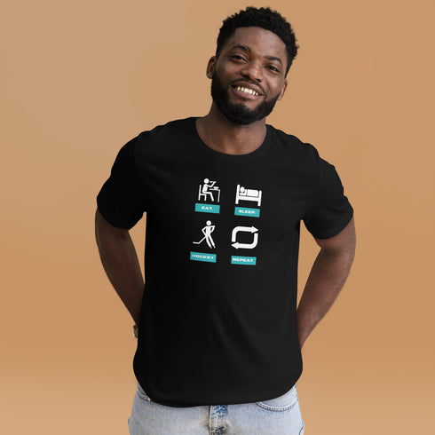 Eat Sleep Hockey Unisex T-Shirt