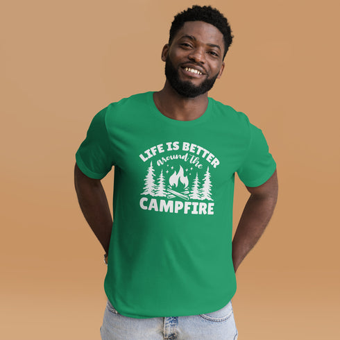 Life Is Better Around The Campfire Camping T-Shirt