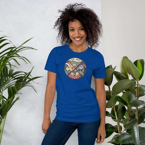 This stylish tee features a captivating Earth Element graphic, showcasing the beauty and vitality of our planet.