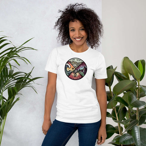 This stylish tee features a captivating Earth Element graphic, showcasing the beauty and vitality of our planet.