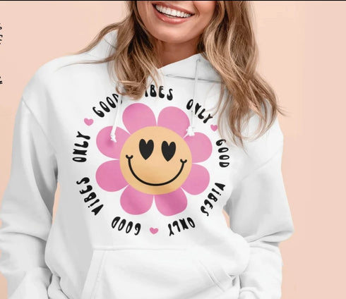 C & Win Sports GOOD VIBES ONLY Hoodie - C & Win Sports