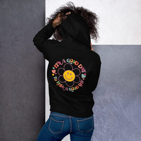 C & Win Sports IT'S A GOOD DAY TO HAVE A GOOD DAY Hoodie Black / S - C & Win Sports