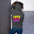 C & Win Sports LOVE LOVE LOVE Hoodie Dark Heather / S - C & Win Sports