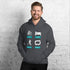 C & Win Sports Eat. Sleep. Hockey. Hoodie Dark Heather / S - C & Win Sports