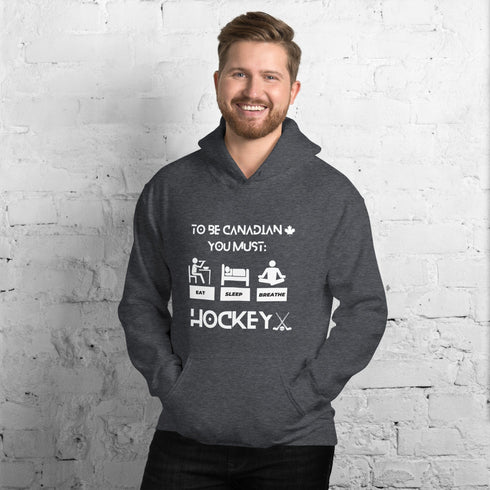C & Win Sports To Be Canadian Hoodie Dark Heather / S - C & Win Sports