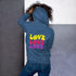 C & Win Sports LOVE LOVE LOVE Hoodie Indigo Blue / S - C & Win Sports