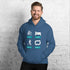 C & Win Sports Eat. Sleep. Hockey. Hoodie Indigo Blue / S - C & Win Sports