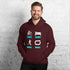 C & Win Sports Eat. Sleep. Hockey. Hoodie Maroon / S - C & Win Sports