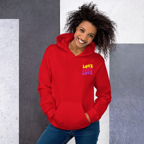 C & Win Sports LOVE LOVE LOVE Hoodie - C & Win Sports