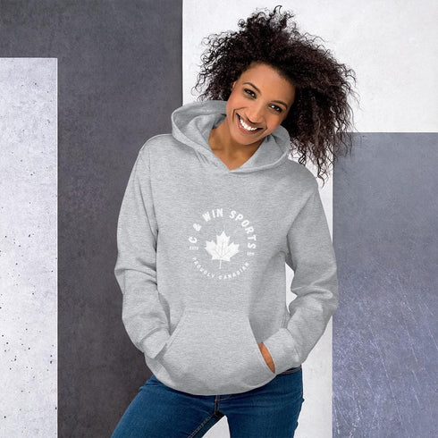 C & Win Sports Proudly Canadian Unisex Hoodie Sport Grey / S - C & Win Sports