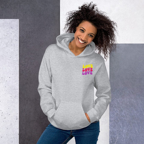 C & Win Sports LOVE LOVE LOVE Hoodie - C & Win Sports