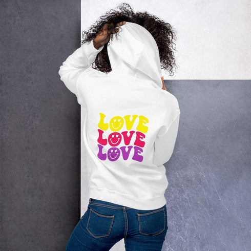 C & Win Sports LOVE LOVE LOVE Hoodie White / S - C & Win Sports