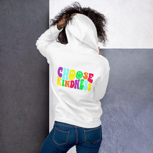 C & Win Sports CHOOSE KINDNESS Hoodie White / S - C & Win Sports