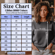 Gildenn 18000 Hoodie Sizing Chart