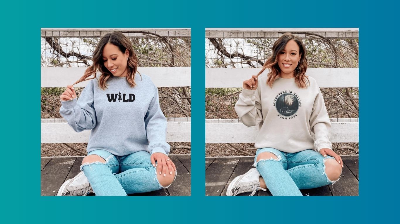Upgrade your wardrobe with our collection of warm and cozy women's sweatshirts - perfect for lounging or exploring.