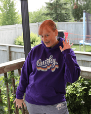 Introducing the Quirky Hoodie - the perfect addition to any wardrobe that's in need of a little spunk! This gender neutral hoodie is made for those who like to stand out from the crowd and show off their unique sense of style. -candwinsports