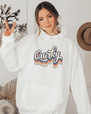 Introducing the Quirky Hoodie - the perfect addition to any wardrobe that's in need of a little spunk! This gender neutral hoodie is made for those who like to stand out from the crowd and show off their unique sense of style. -candwinsports