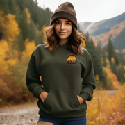 Introducing the perfect Nature Shirt for those who love a good Sunset! Our gender-neutral hoodie features a stunning Prairie sunset with wheat and the sweet saying "Home Sweet Home Manitoba."