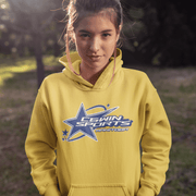 Our gender-neutral hoodie showcases a stunning shooting star graphic and the words "Winnipeg, Manitoba, Canada" emblazoned on it. This custom hoodie is made for those who want to look stylish and feel comfortable at the same time.