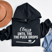 This funny hockey hoodie is perfect for all the classy players out there who know how to keep it cool until the puck drops. Made from the finest materials, this hoodie is the perfect gift for any hockey player who wants to show off their sense of humor.