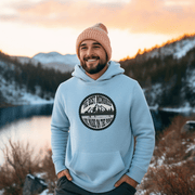 C & Win Sports The Best Memories Are Made On The Pond Hoodie Light Blue / S - C & Win Sports