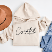 This sweater was created with a purpose - to spread the message of self-love and motivation. Perfect for those days when you need a little extra boost, this cozy sweatshirt will remind you that you are created with a purpose and that purpose is to love yourself! 