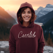 This sweater was created with a purpose - to spread the message of self-love and motivation. Perfect for those days when you need a little extra boost, this cozy sweatshirt will remind you that you are created with a purpose and that purpose is to love yourself! 