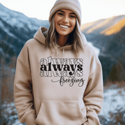 Introducing our new gender-neutral hoodie, the perfect solution for those who are always, always, always freezing! Made from the softest materials, this hoodie is as cozy as a warm hug from your grandma.