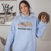 This gender neutral hoodie is the perfect addition to your winter wardrobe, complete with all the cute retro essentials you need to stay snug and stylish. 