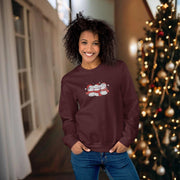 Introducing the purrfect addition to your winter wardrobe - our gender neutral sweatshirt featuring adorable embroidered Christmas cats! 