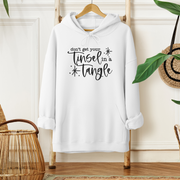 This hoodie is perfect for those who love to add a little humor to their wardrobe, or for those who just really want to remind themselves to keep their cool during the hectic holiday season. 