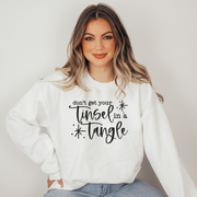 C & Win Sports Don't Get Your Tinsel In A Tangle Sweatshirt S / White - C & Win Sports