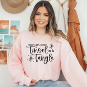 C & Win Sports Don't Get Your Tinsel In A Tangle Sweatshirt S / Light Pink - C & Win Sports