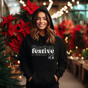 This hoodie is perfect for any occasion where you want to show off your festive spirit, whether it's a Christmas party, a New Year's Eve bash, or just a casual get-together with friends. 