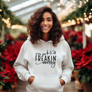 This gender neutral hoodie is perfect for spreading holiday cheer and showing off your festive spirit in a hilarious way. 